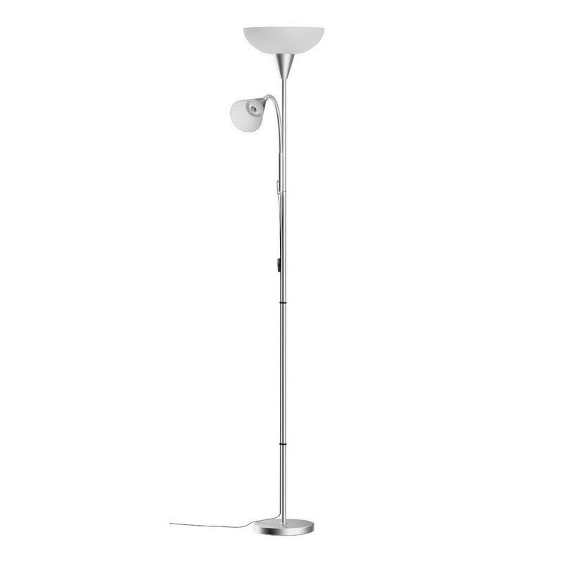 Artiss Floor Lamp Mother and Child Modern Home Living Room Office Reading Silver Payday Deals