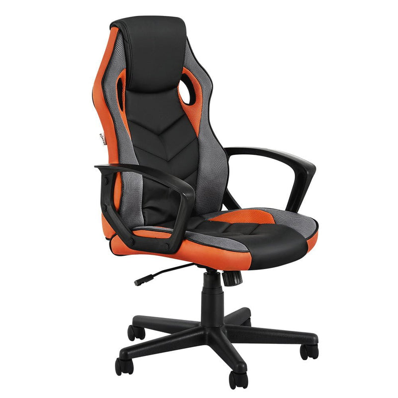 Artiss Gaming Office Chair Computer Executive Racing Chairs High Back Orange Payday Deals