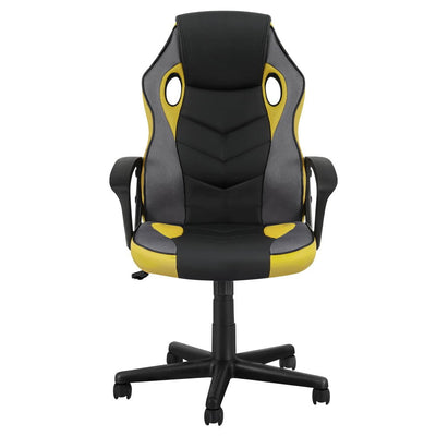 Artiss Gaming Office Chair Computer Executive Racing Chairs High Back Yellow Payday Deals