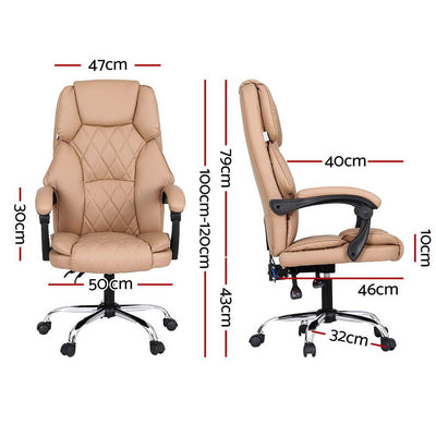 Artiss Massage Office Chair Computer Chairs High Back Payday Deals