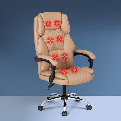 Artiss Massage Office Chair Computer Chairs High Back Payday Deals