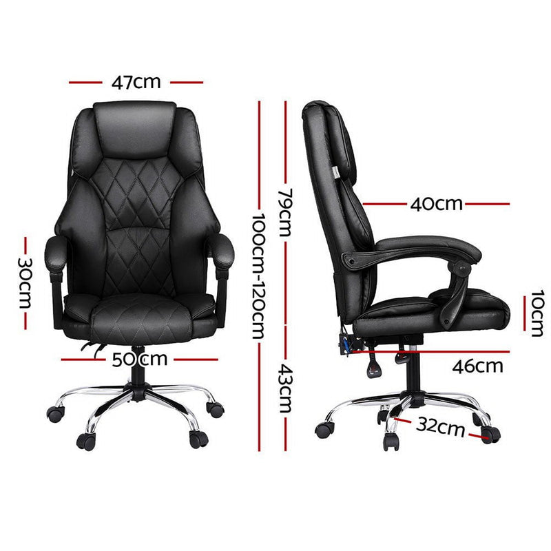 Artiss Massage Office Chair Computer Chairs High Back Payday Deals