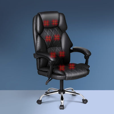 Artiss Massage Office Chair Computer Chairs High Back Payday Deals