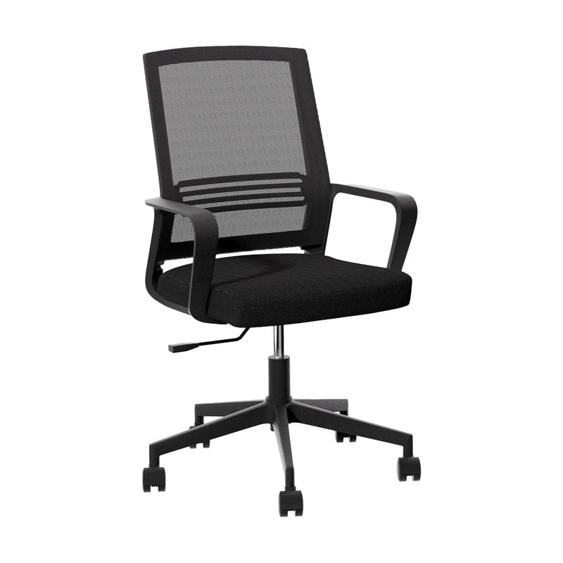 Artiss Mesh Office Chair Computer Gaming Desk Chairs Work Study Mid Back Black Payday Deals