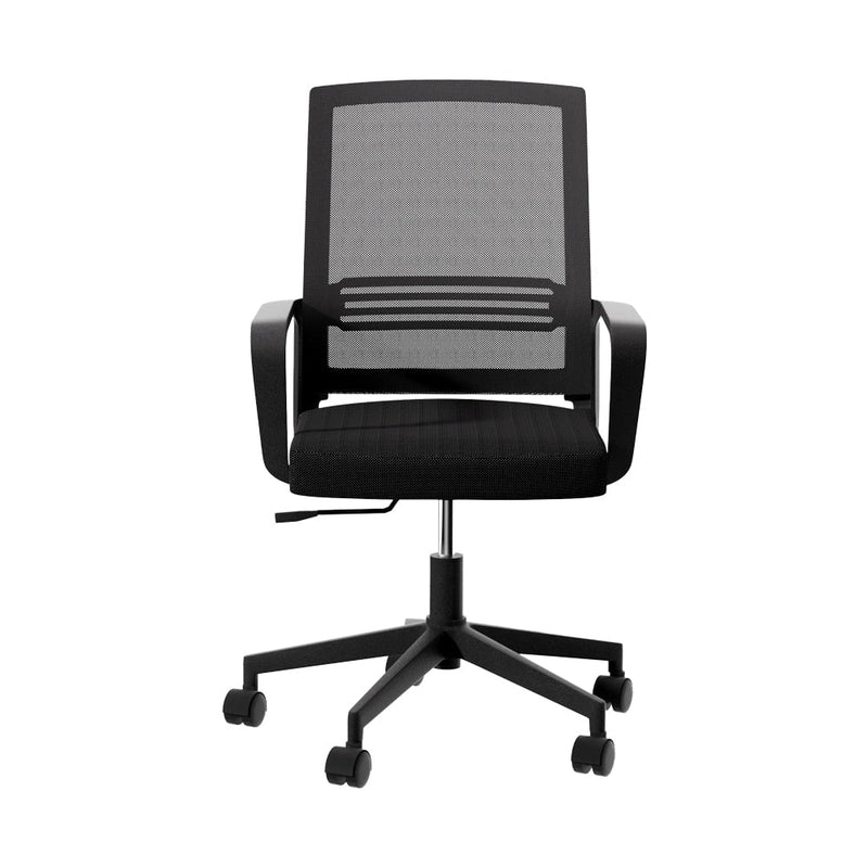 Artiss Mesh Office Chair Computer Gaming Desk Chairs Work Study Mid Back Black Payday Deals