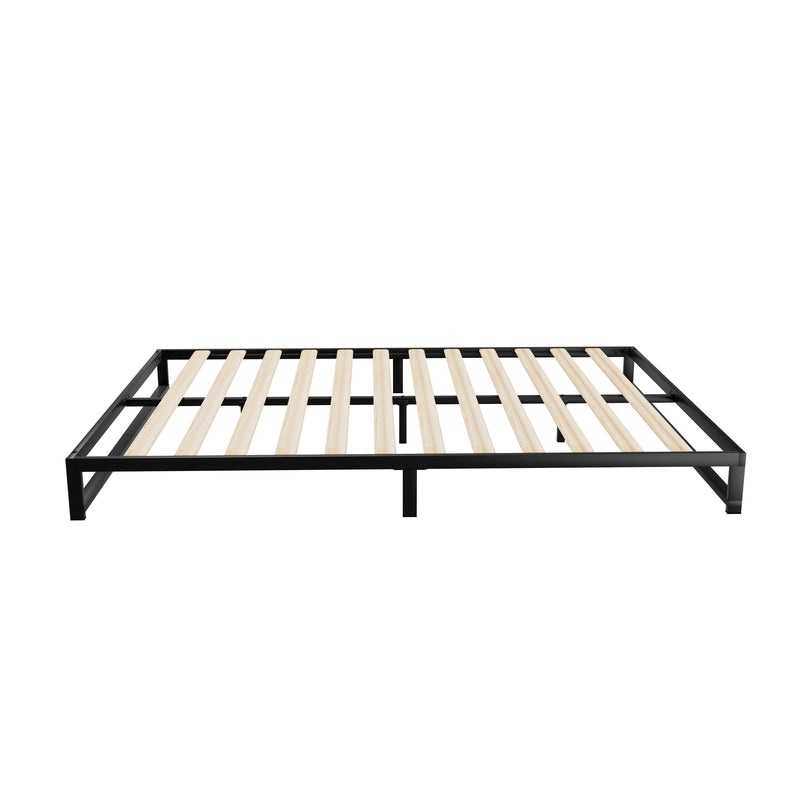 Artiss Metal Bed Frame Double Size Bed Base Mattress Platform Black BERU Payday Deals