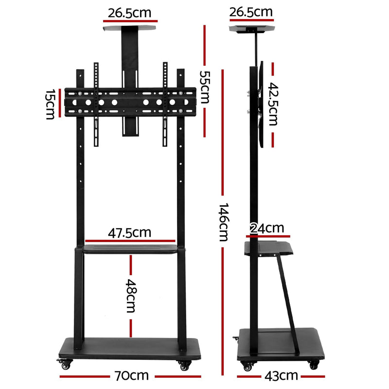 Artiss Mobile TV Stand for 32"-75" TVs Payday Deals