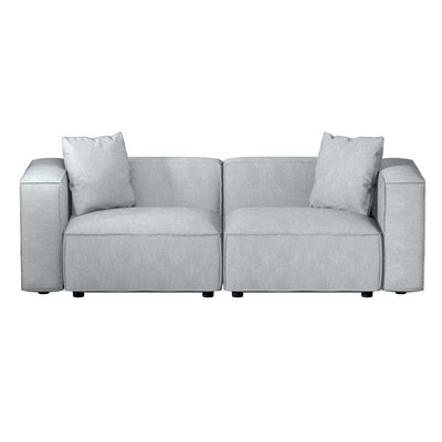 Artiss Modular Sofa Chaise Set 2-Seater Grey Payday Deals