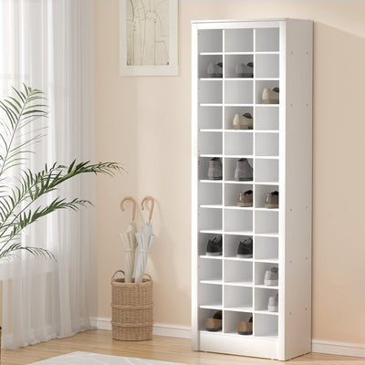 Artiss Shoe Rack 12-tier 36 Pairs Storage White Payday Deals