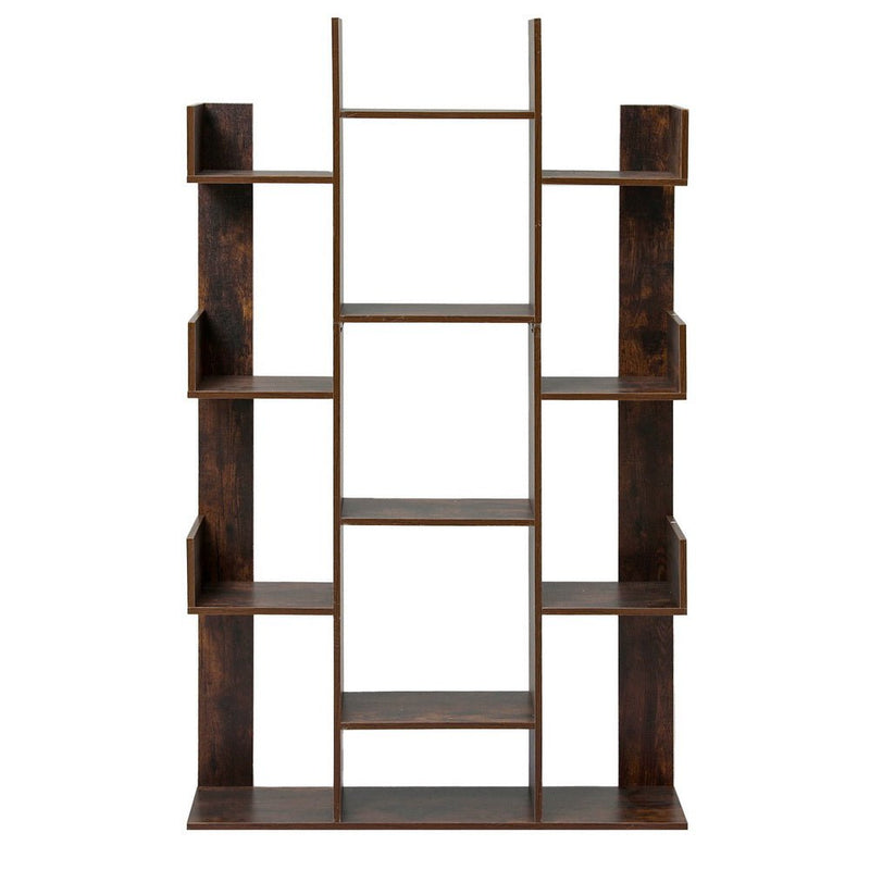 Artiss Tree-Shaped Bookshelf ROMI Walnut Payday Deals