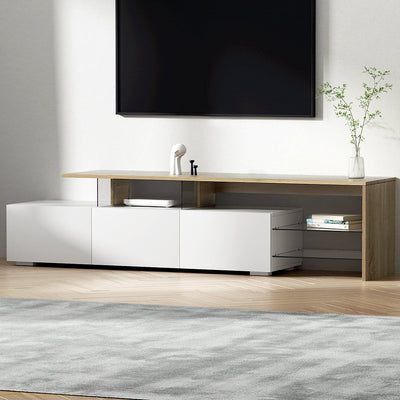 Artiss TV Cabinet Entertainment TV Unit Stand Furniture With Drawers 180cm Wood Payday Deals