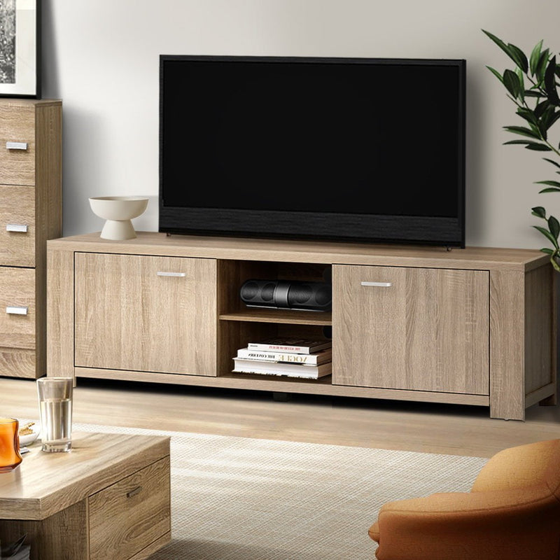 Artiss TV Cabinet Entertainment Unit TV Stand Display Shelf Storage Cabinet Wooden Payday Deals