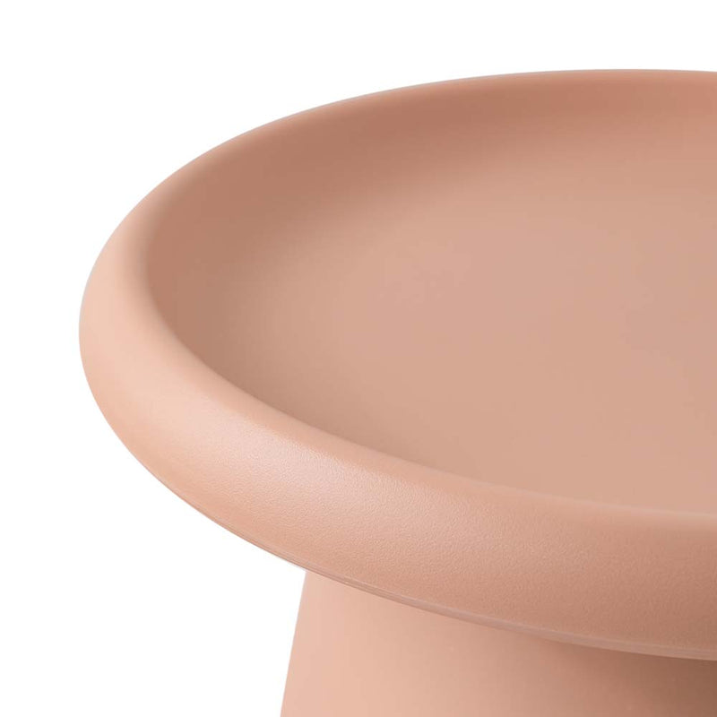 ArtissIn Coffee Table Mushroom Nordic Round Small Side Table 50CM Pink Payday Deals