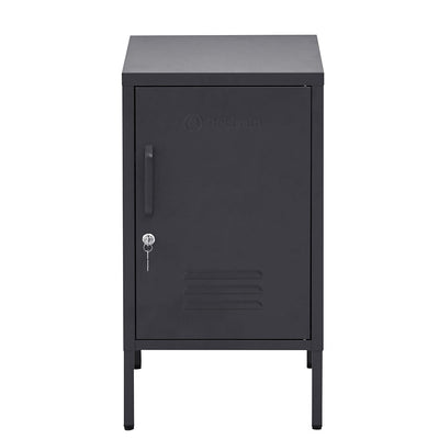 ArtissIn Metal Locker Storage Shelf Filing Cabinet Cupboard Bedside Table Black Payday Deals