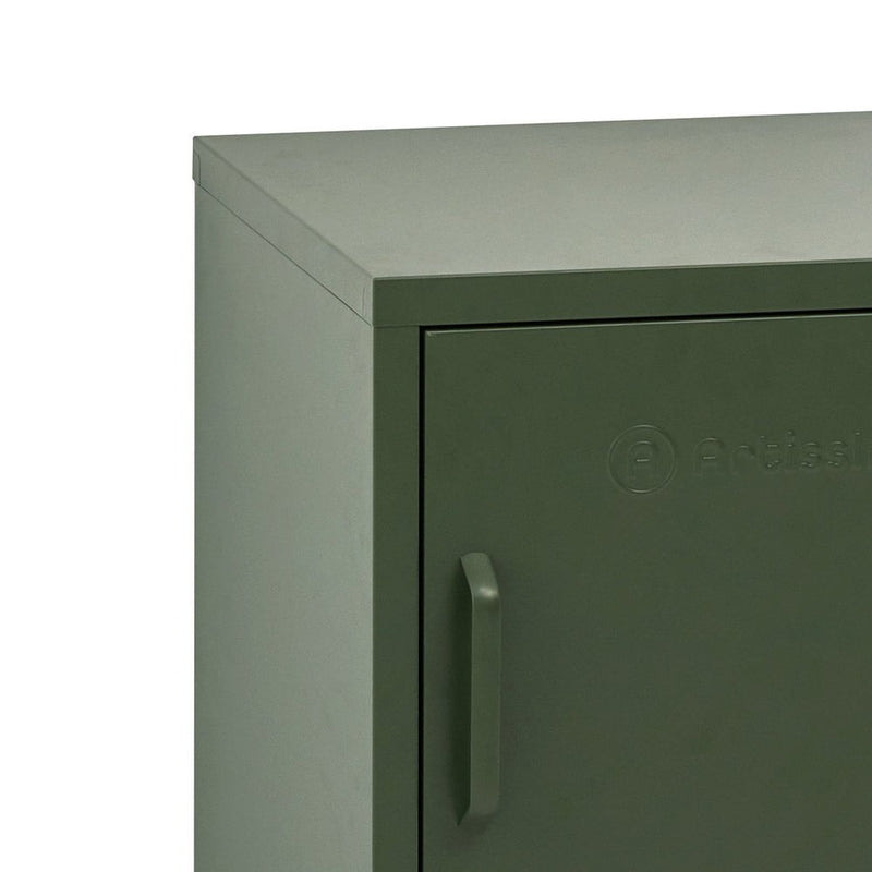 ArtissIn Metal Locker Storage Shelf Filing Cabinet Cupboard Bedside Table Green Payday Deals
