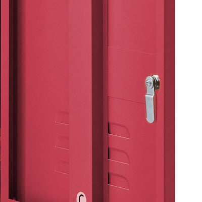 ArtissIn Metal Locker Storage Shelf Filing Cabinet Cupboard Bedside Table Pink Payday Deals