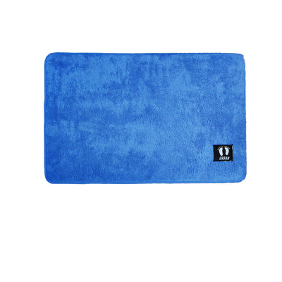Asha Anti Slip Polyester Bath Mat 50 x 80 cm Cobalt Blue Payday Deals