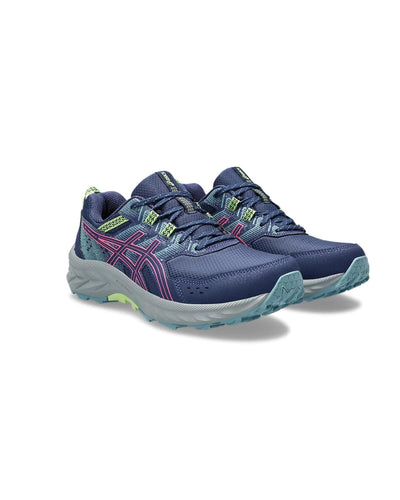 ASICS Lightweight Gel Cushioned Running Shoes for Women in Deep Ocean Hot Pink - 9 US Payday Deals
