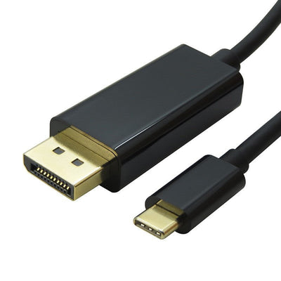 ASTROTEK 2m USB-C to DisplayPort Cable USB 3.1 Type-C Male to DP Male iPad Pro Macbook Air Samsung Galaxy S10 S9 MS Surface Book