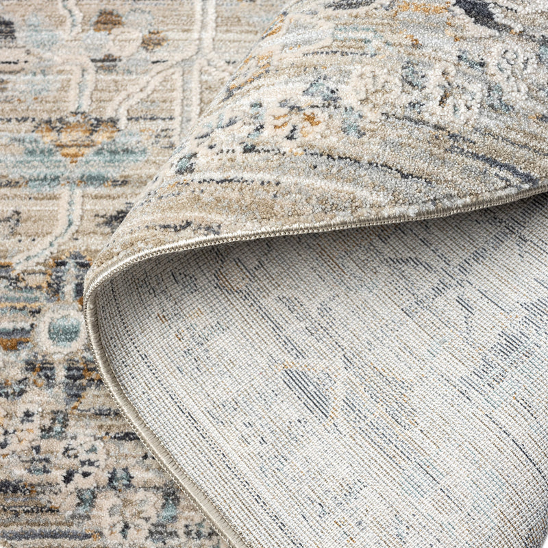 Aubre Contemporary Area Rug - Taupe - 190x190 Payday Deals