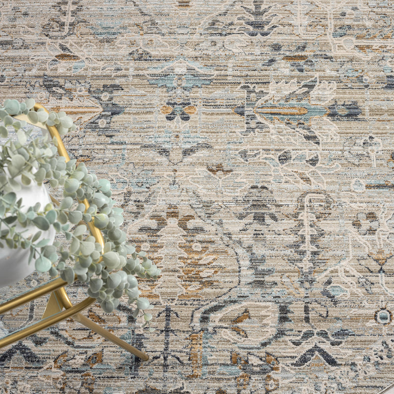 Aubre Contemporary Area Rug - Taupe - 240x240 Payday Deals