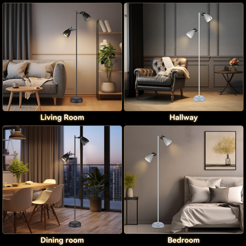Audrey Floor Lamp - White Payday Deals