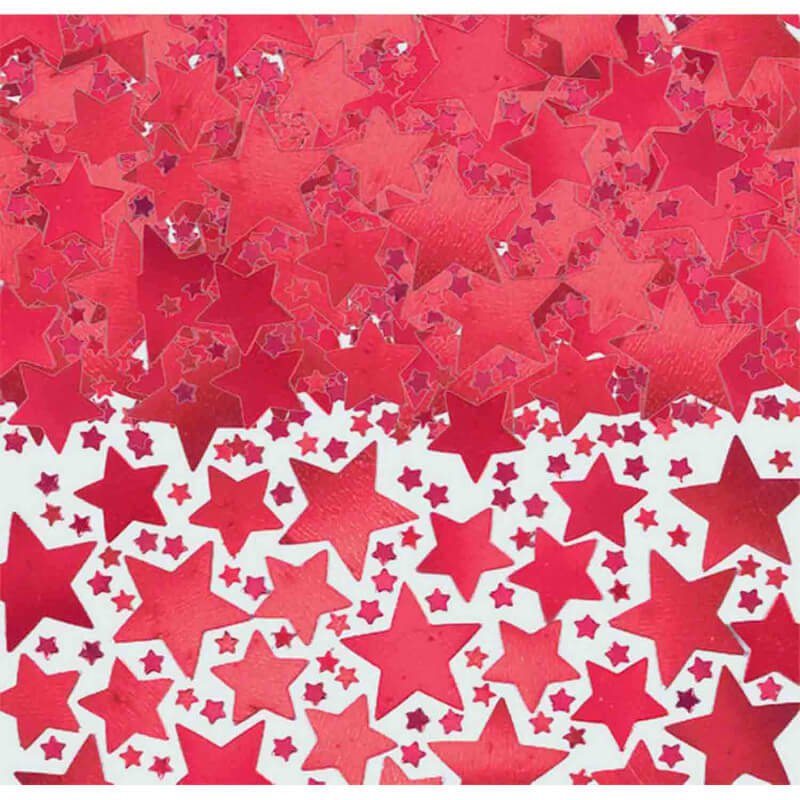 Australia Day Star Confetti Red - 70g Approx Payday Deals