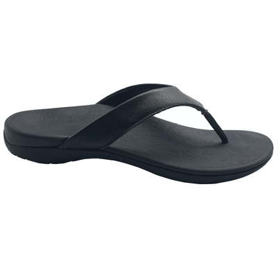 AXIGN 90 Mile Orthotic Arch Support Flip Flops Thongs w Leather Strap Archline Payday Deals