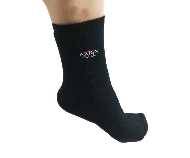 AXIGN Medical Circulation Socks Diabetic Socks - Black Payday Deals