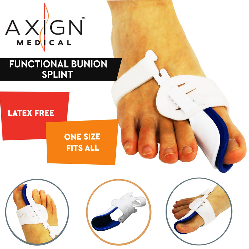 Axign Medical Toe Splint Corrector Strap Orthopedic Hallux Valgus Bunion Straightener Support Payday Deals