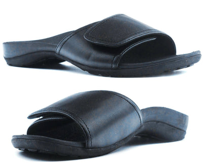 Axign Orthotic Slides Slip On Thongs Slippers Flip Flops - Black - EUR 36 (Mens UK3/Ladies US5) Payday Deals