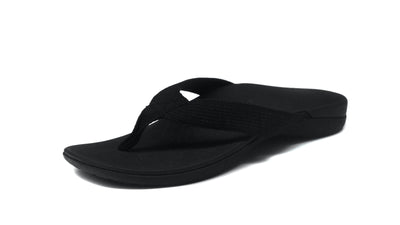 AXIGN Premium Orthotic Arch Support Flip Flops Sandal Thongs Archline - Black Payday Deals