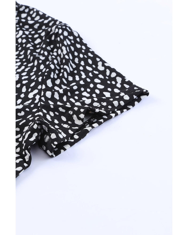 Azura Exchange Cheetah Print Short Sleeve T Shirt - L Payday Deals