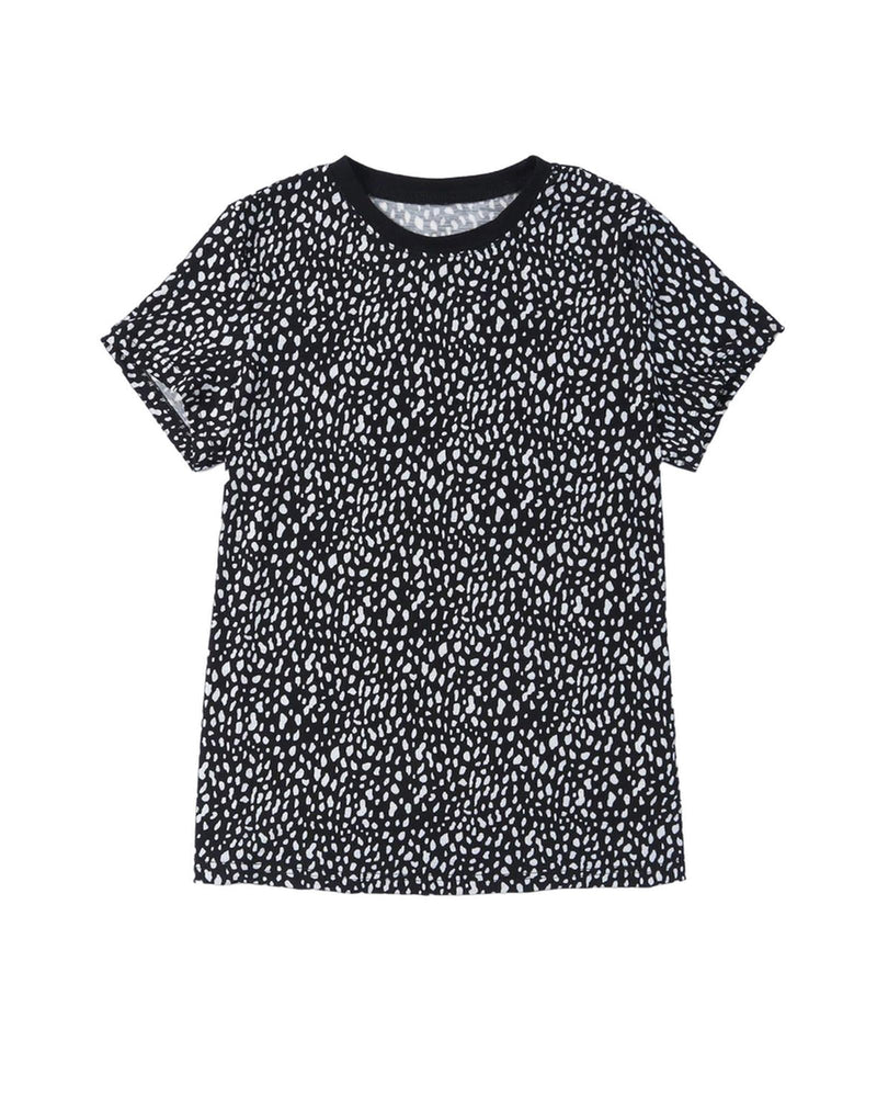 Azura Exchange Cheetah Print Short Sleeve T Shirt - S Payday Deals