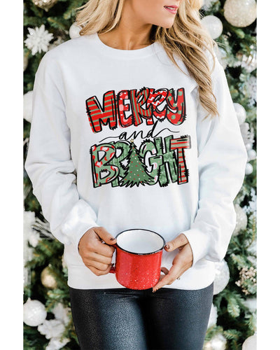 Azura Exchange Christmas Graphic Print Pullover Sweatshirt - 2XL Payday Deals