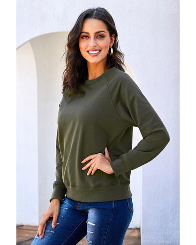 Azura Exchange Cotton Blend Pullover Sweatshirt - S Payday Deals