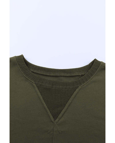 Azura Exchange Cropped Drop Shoulder Sweatshirt - L Payday Deals