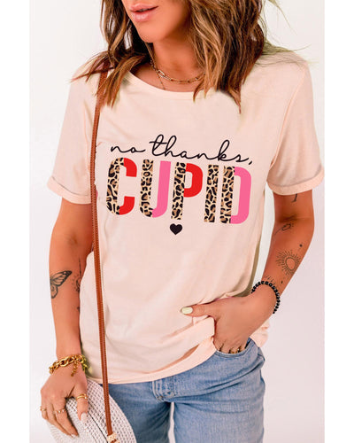 Azura Exchange CUPID Leopard Print Graphic T-Shirt - S Payday Deals