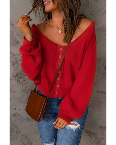 Azura Exchange Distressed Knit Patched Top - XL Payday Deals