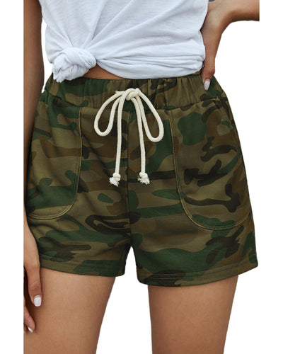 Azura Exchange Drawstring Camouflage Shorts - M Payday Deals