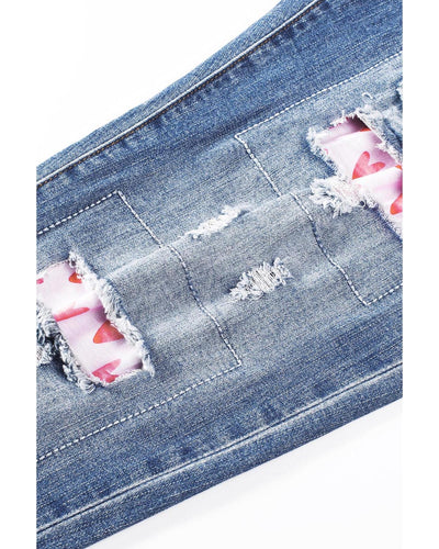 Azura Exchange Heart Patchwork Jeans - 18 US Payday Deals