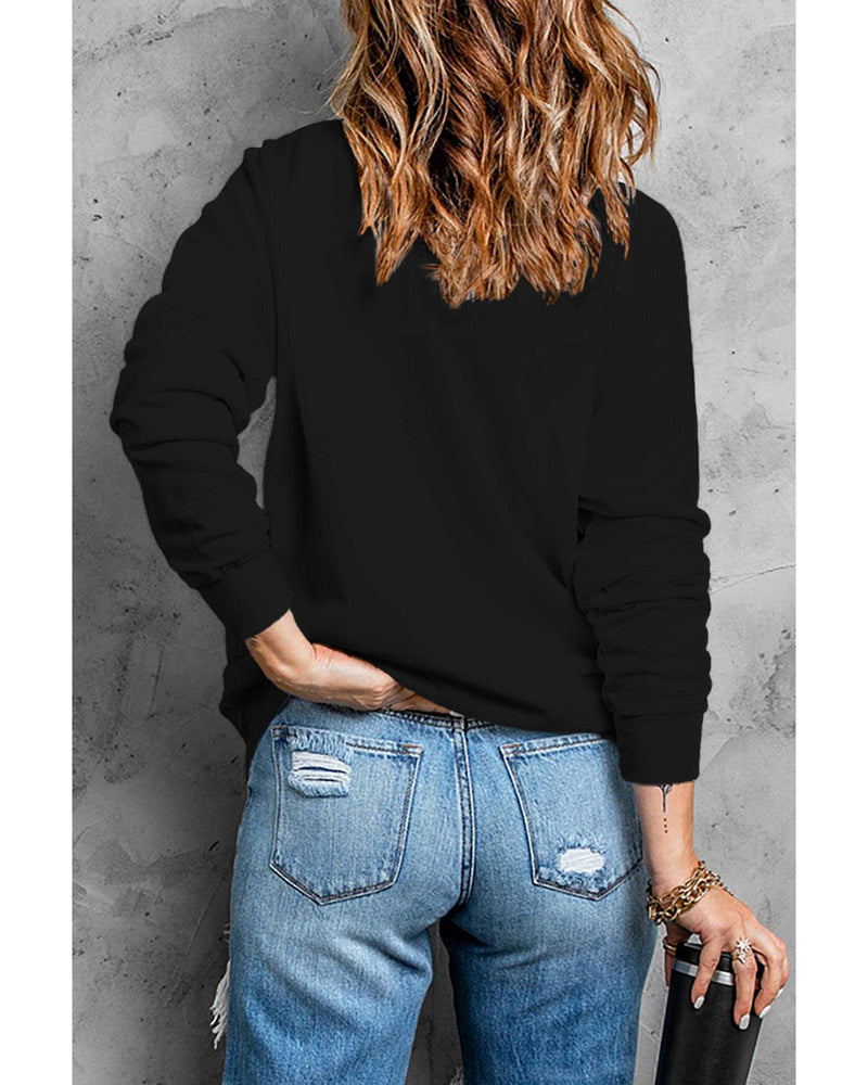 Azura Exchange Hey Boo Long Sleeve Pullover Sweatshirt - 2XL Payday Deals
