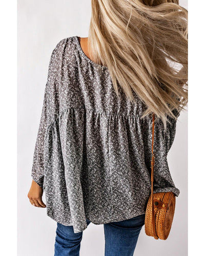 Azura Exchange Kimono Sleeve Ruched Blouse - S Payday Deals