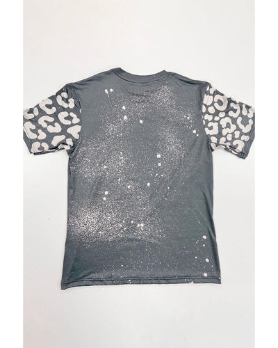 Azura Exchange Leopard Print Short Sleeve T-shirt - L Payday Deals