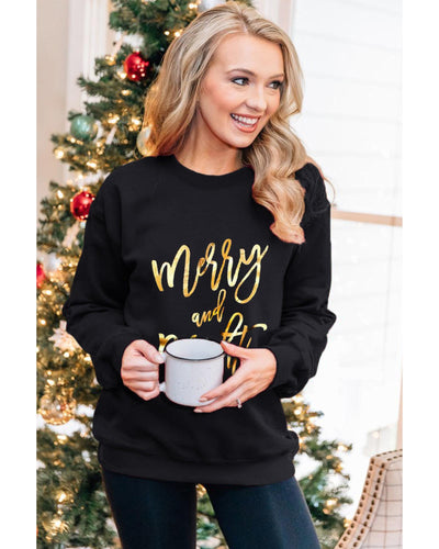 Azura Exchange Merry & Bright Print Sweatshirt - XL Payday Deals