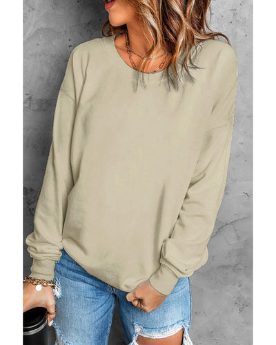 Azura Exchange Plain Crew Neck Pullover Sweatshirt - XL Payday Deals