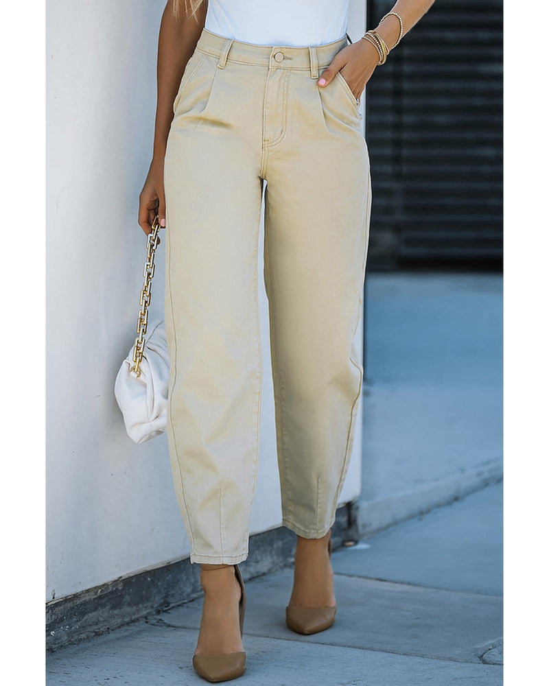 Azura Exchange Solid High Waist Casual Pants - 12 US Payday Deals