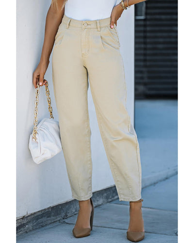 Azura Exchange Solid High Waist Casual Pants - 14 US Payday Deals