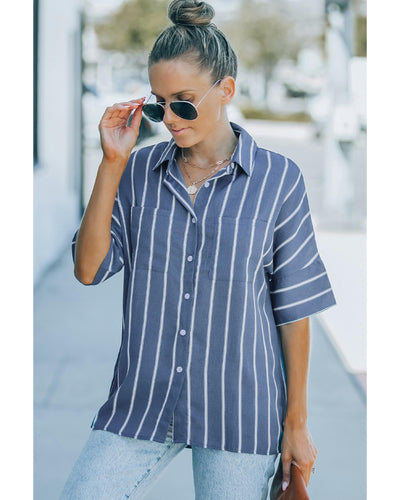 Azura Exchange Striped Shirt - L Payday Deals
