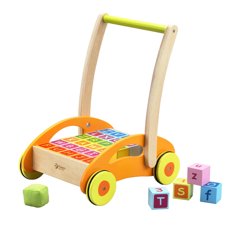 Baby Walker with Blocks by Classic World Payday Deals